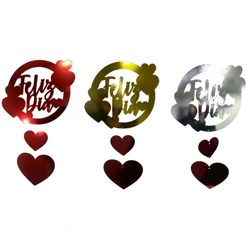 MOVIL METALIZADO REDONDO FELIZ DIA