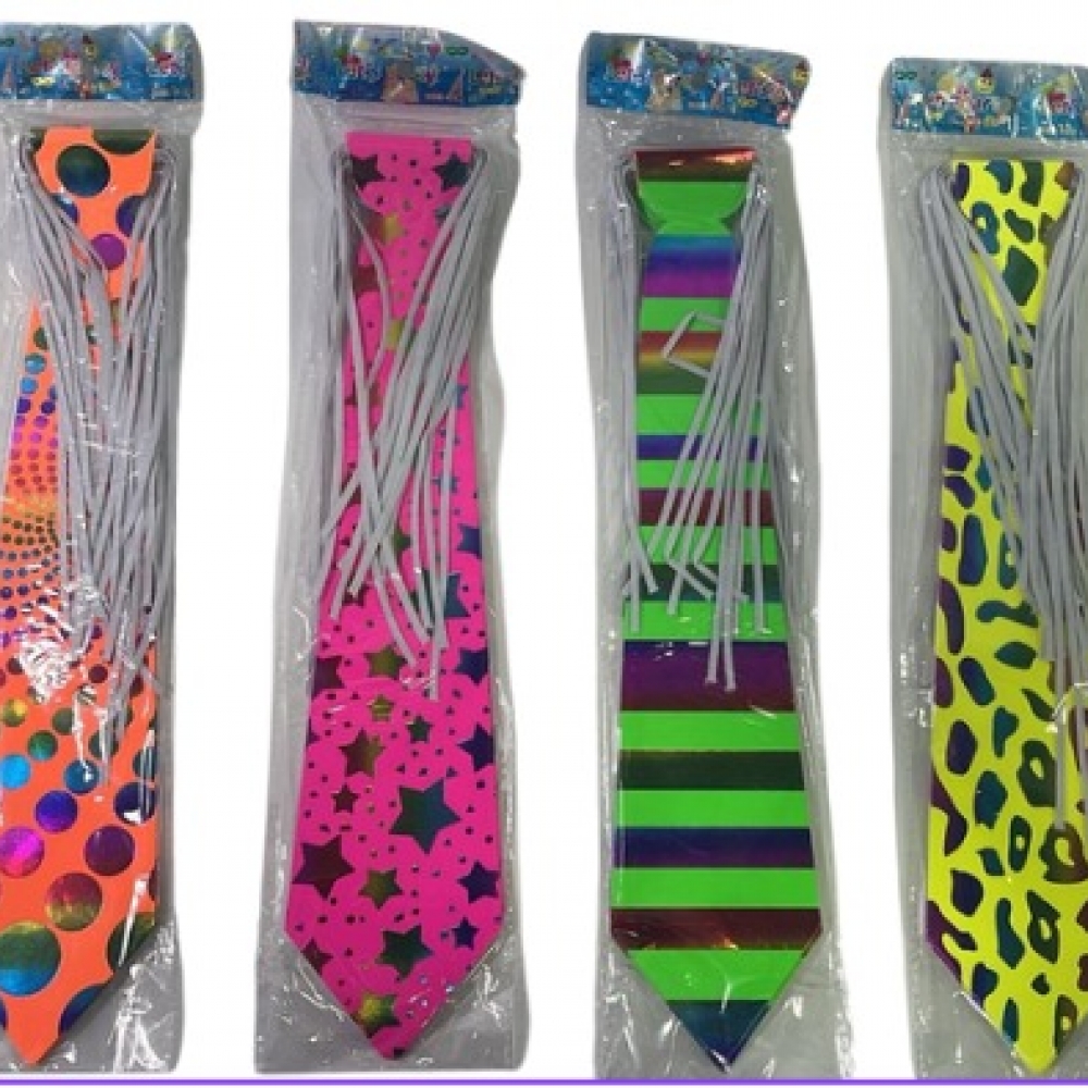 CORBATA NEON PAQ. X12