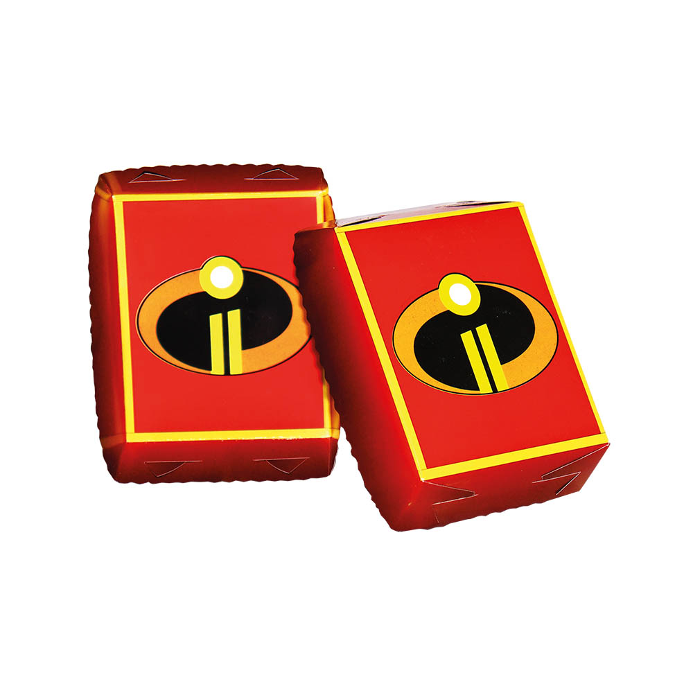 BANDEJA TEMATICO X 12 INCREIBLES ESCUDO 