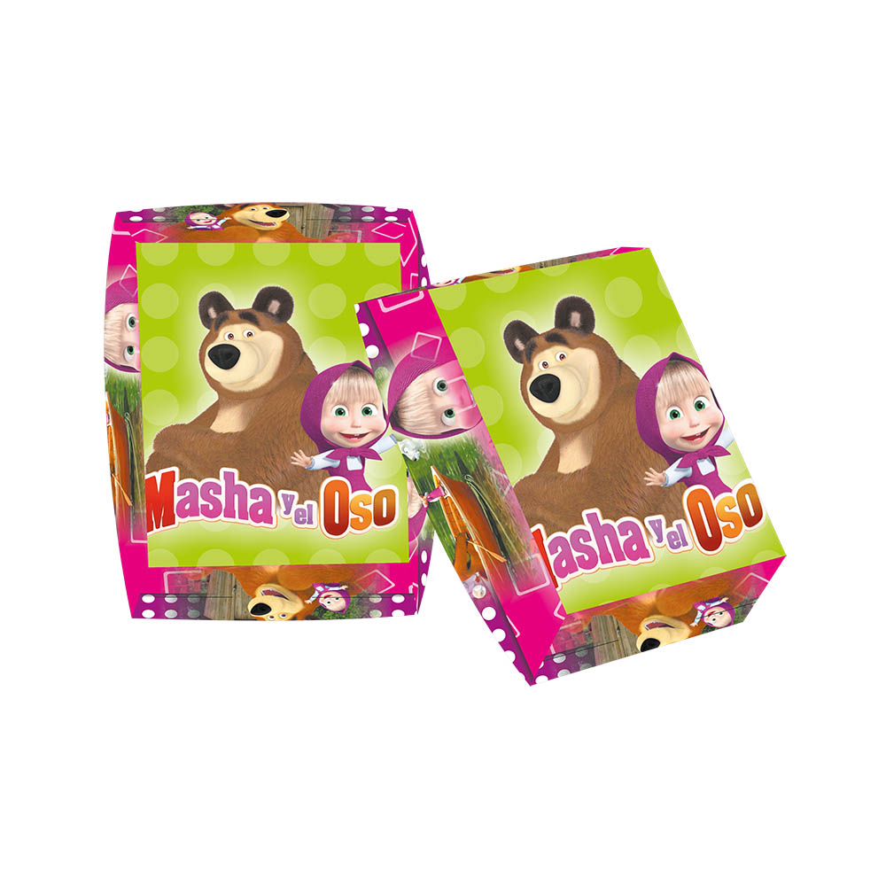 BANDEJA INFANTIL X 12 MASHA Y EL OSO 