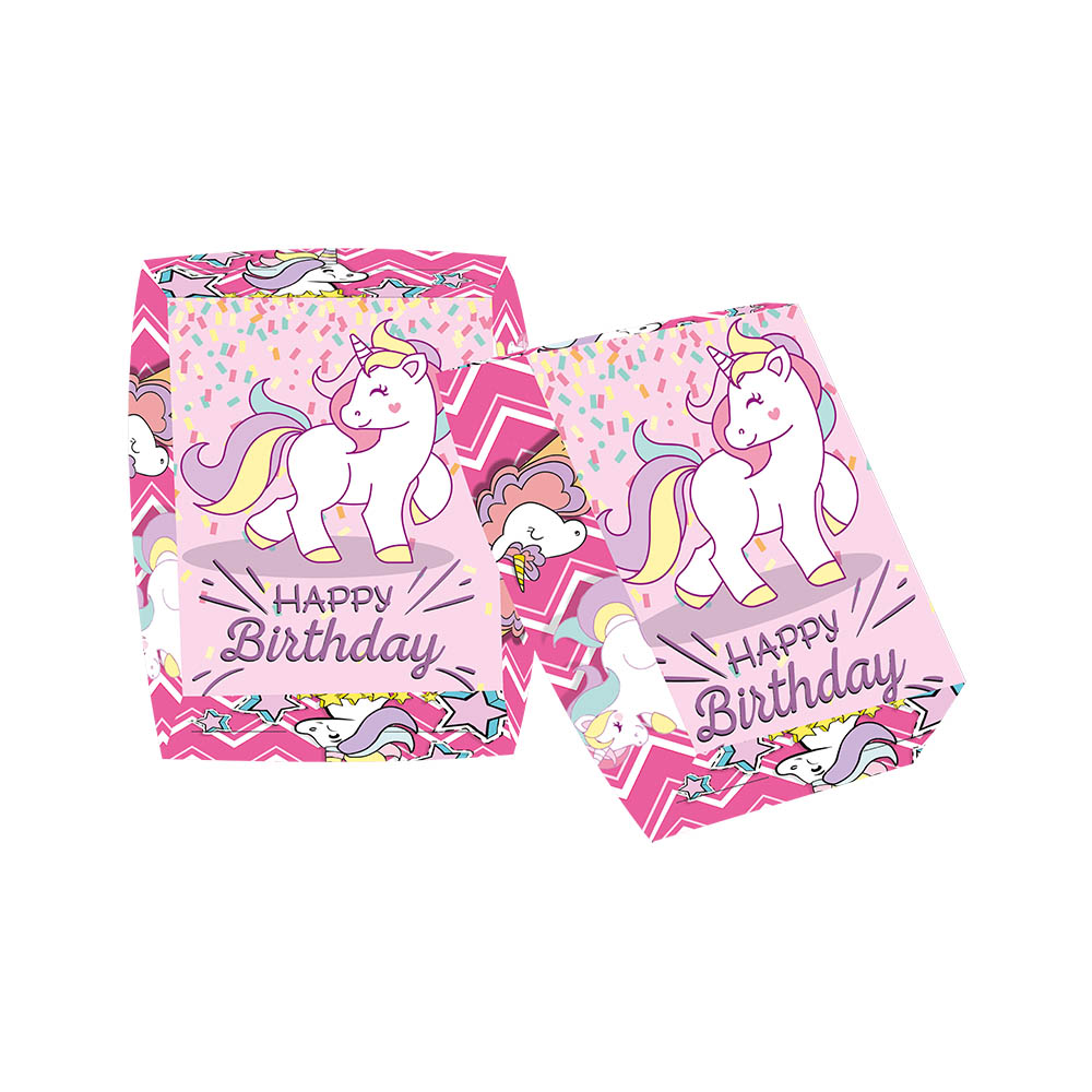 BANDEJA INFANTIL X 12 UNICORNIO 