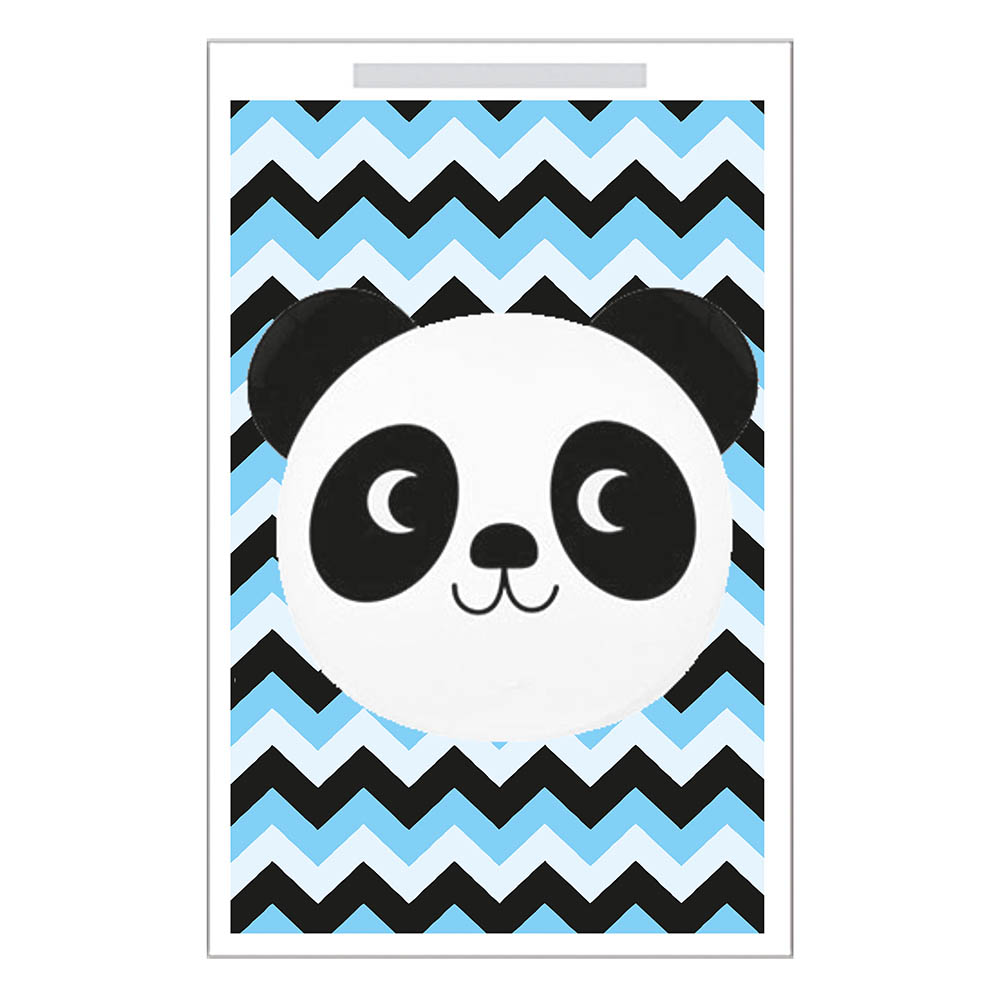 BOLSA X 20 PANDA AZUL 