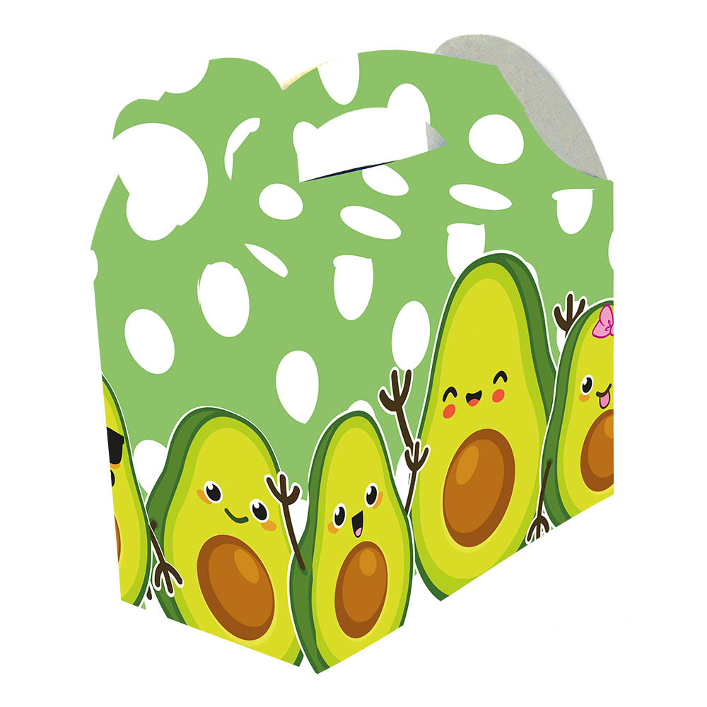 CAJA TEMATICA X 6 AGUACATE 