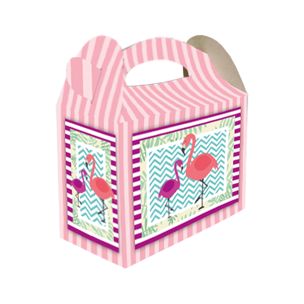 CAJA TEMATICA X 6 FLAMINGO 