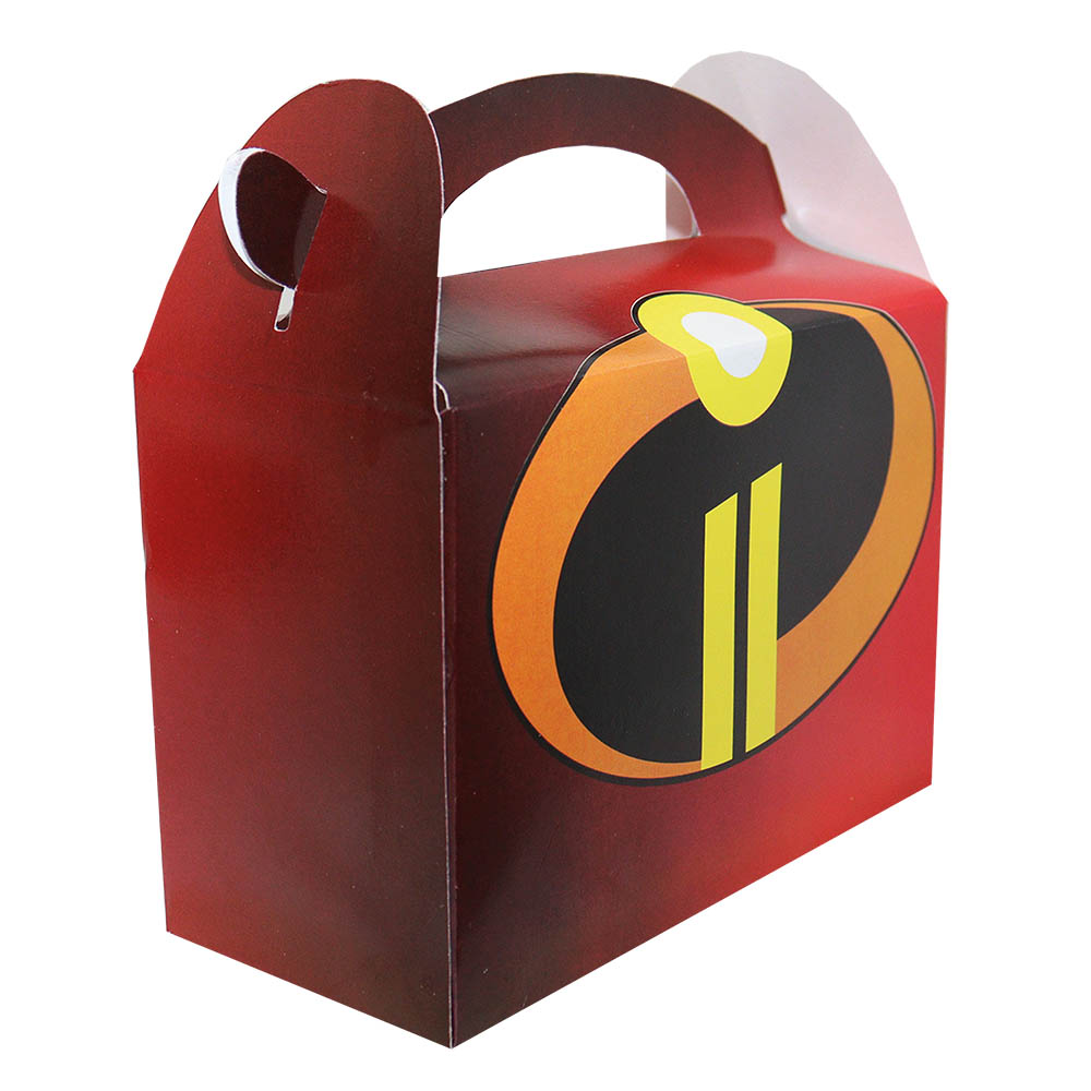 CAJA TEMATICA X 6 INCREIBLES ESCUDO 