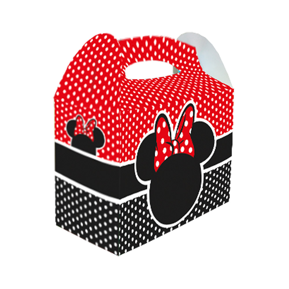 CAJA TEMATICA X 6 OREJAS MINNIE 