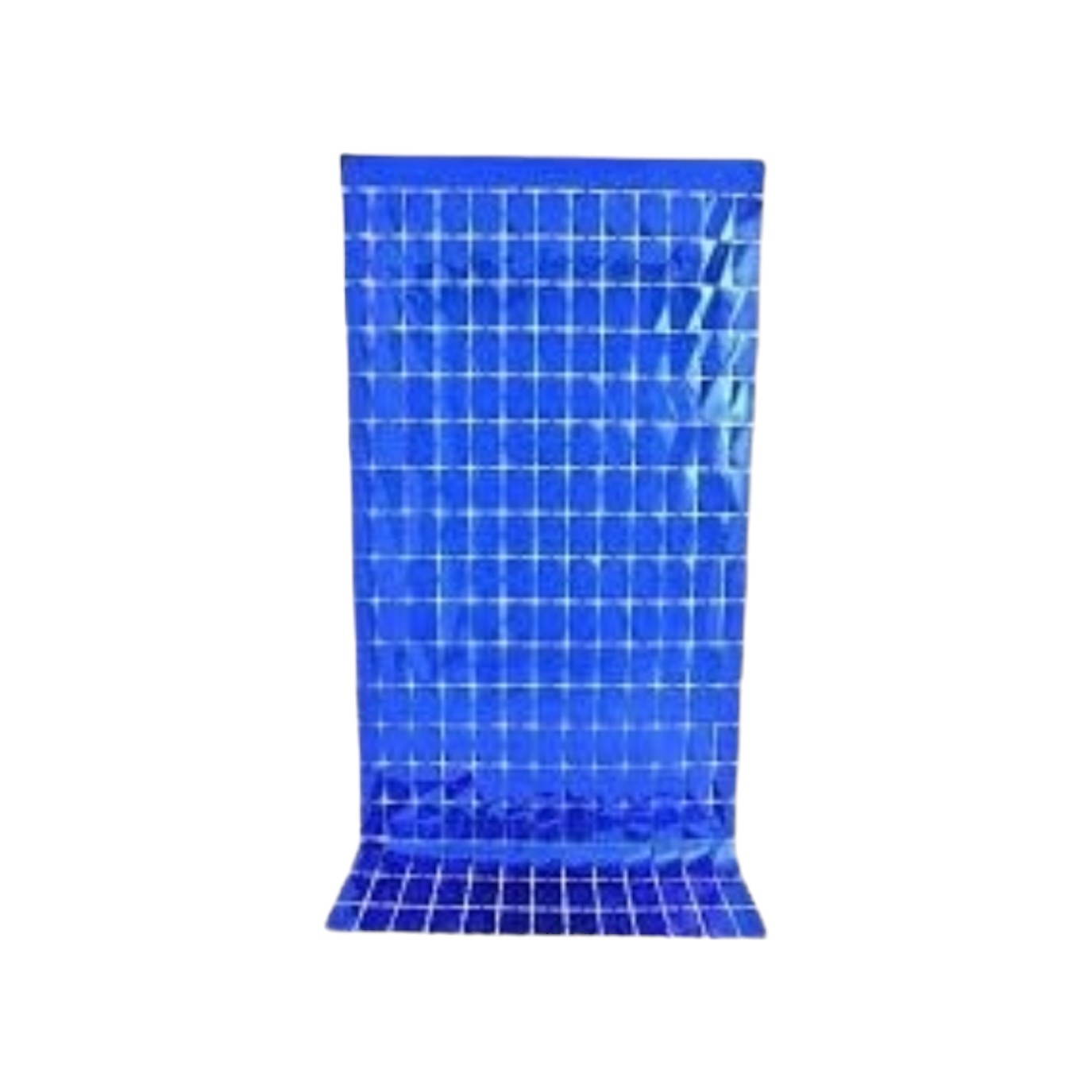 CORTINA CUADRO GDE  AZUL REY