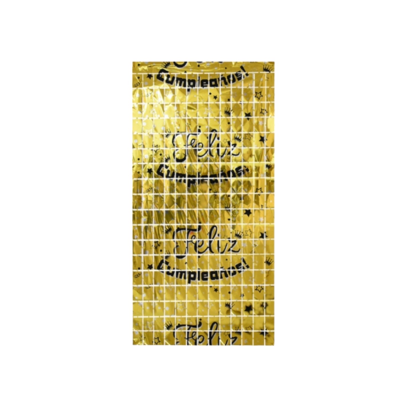 CORTINA ESTAMPADA  DORADO