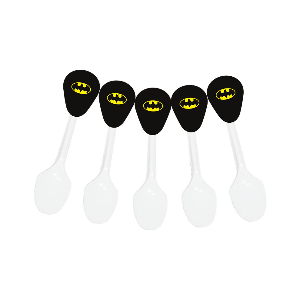 CUBIERTO TEMATICO X 20 BATMAN ESCUDO 