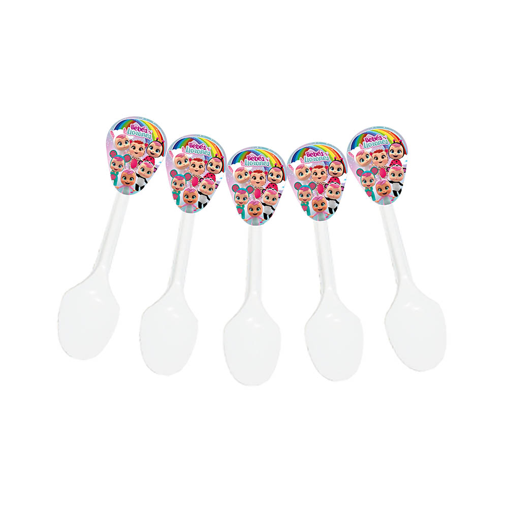 CUBIERTO INFANTIL X 20 BEBES LLORONES 