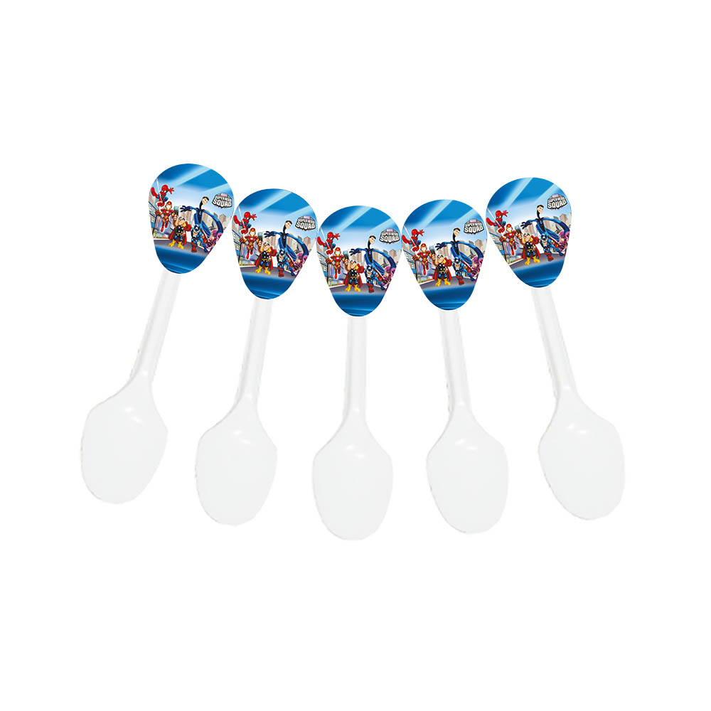 CUBIERTO INFANTIL X 20 HEROES MARVEL 