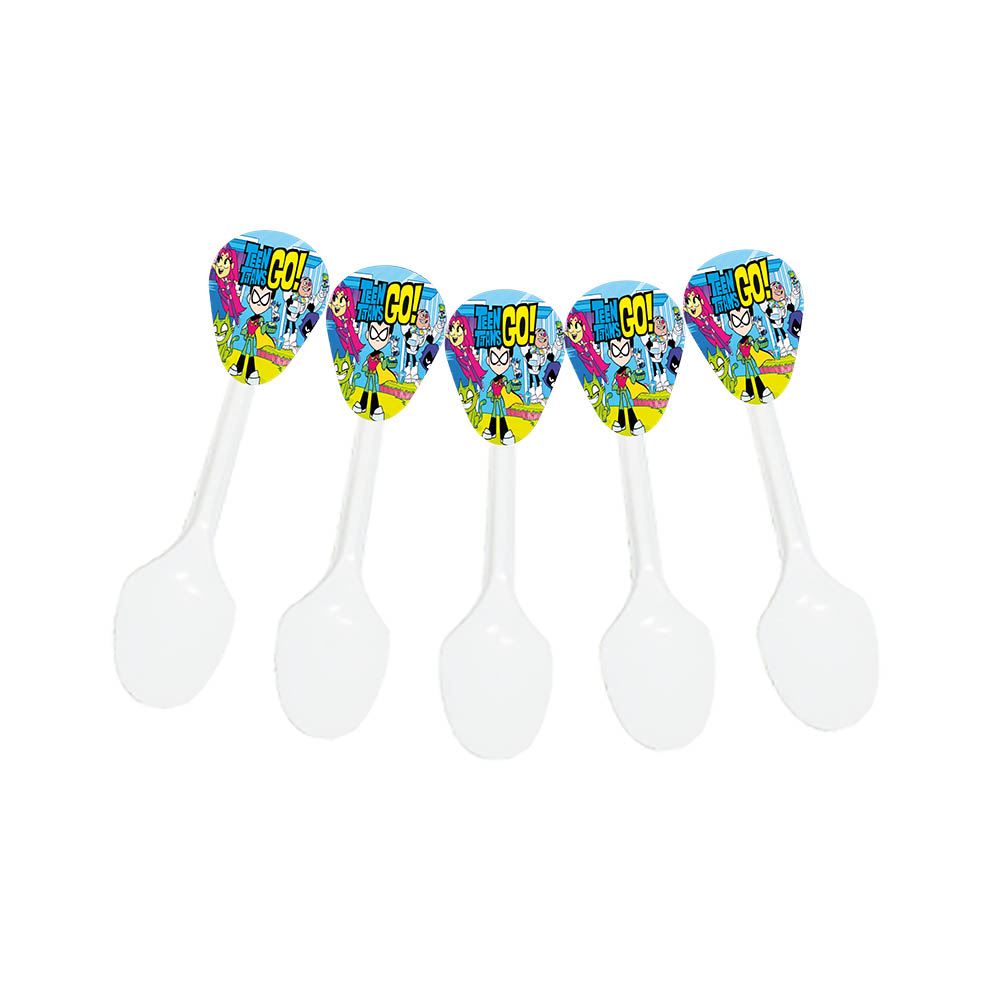 CUBIERTO INFANTIL X 20 JOVENES TITANES 