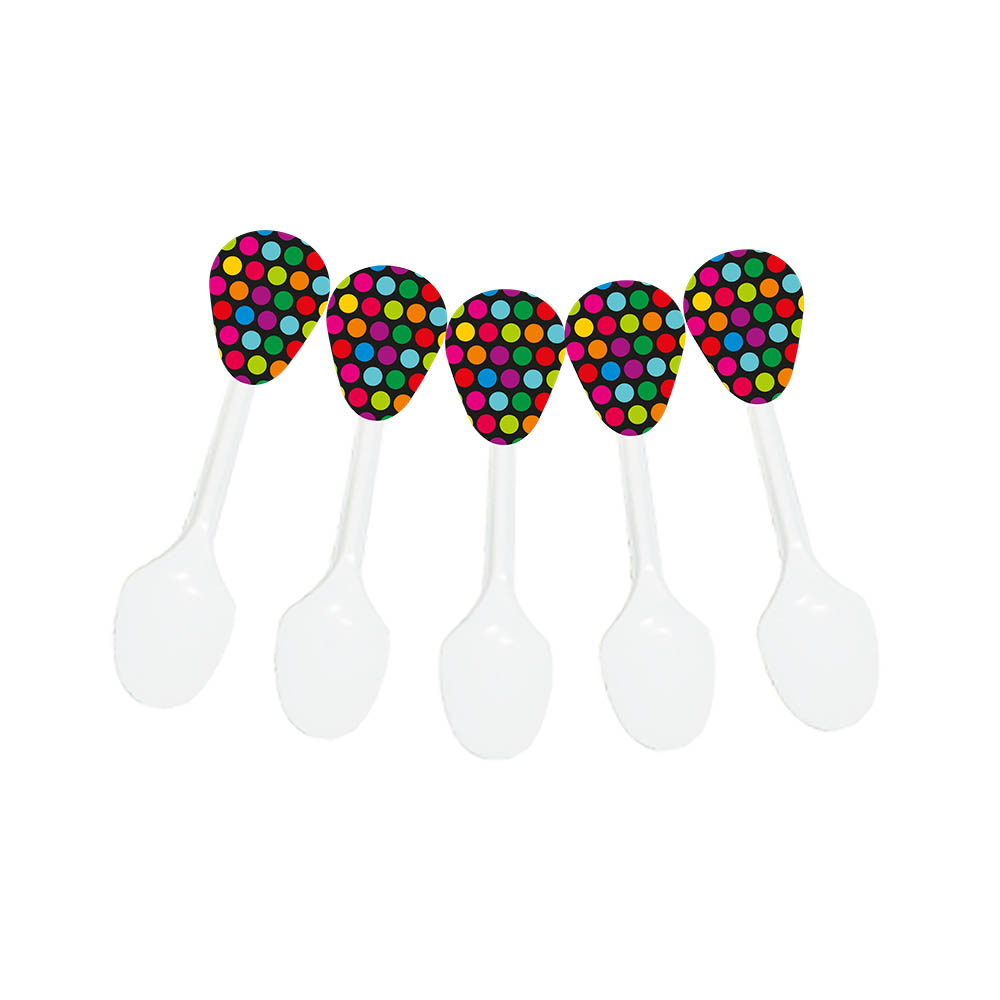 CUBIERTO TEMATICO X 20 POLKA F-NG- MULTICOLOR