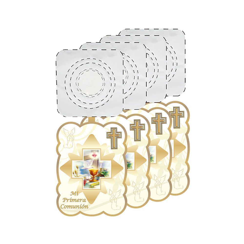 FESTON TEMATICO P/COMUNION DORADO