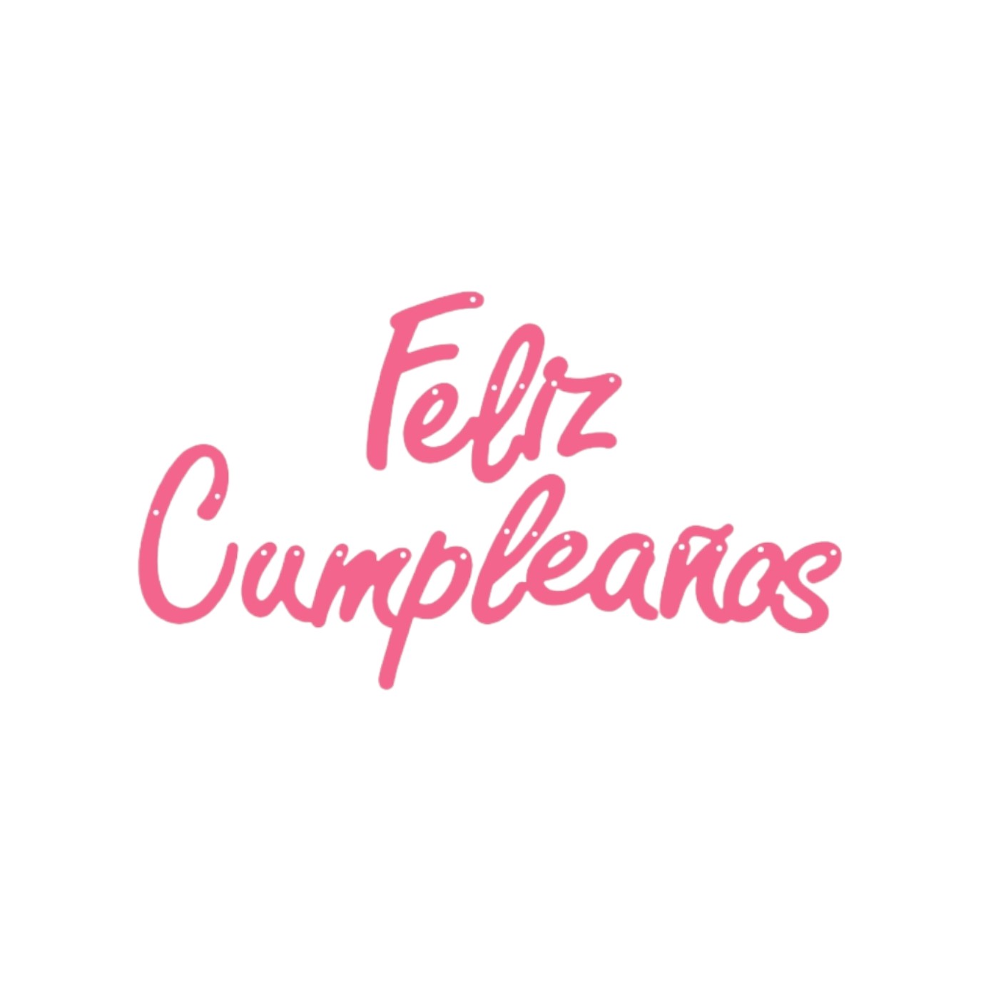 GUIRNALDA CURSIVA  ROSADO