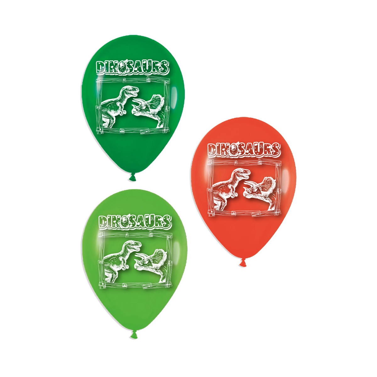 GLOBO MOTIVO TEMATICO DINOSAURIOS 