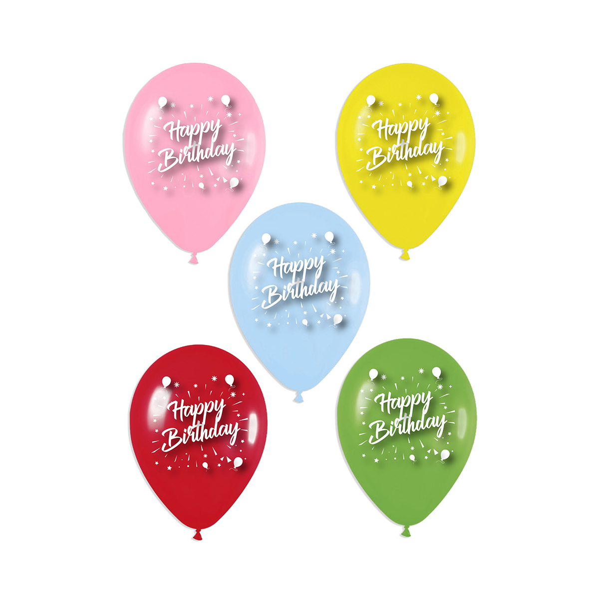 GLOBO MOTIVO TEMATICO HAPPY BIRTHDAY 