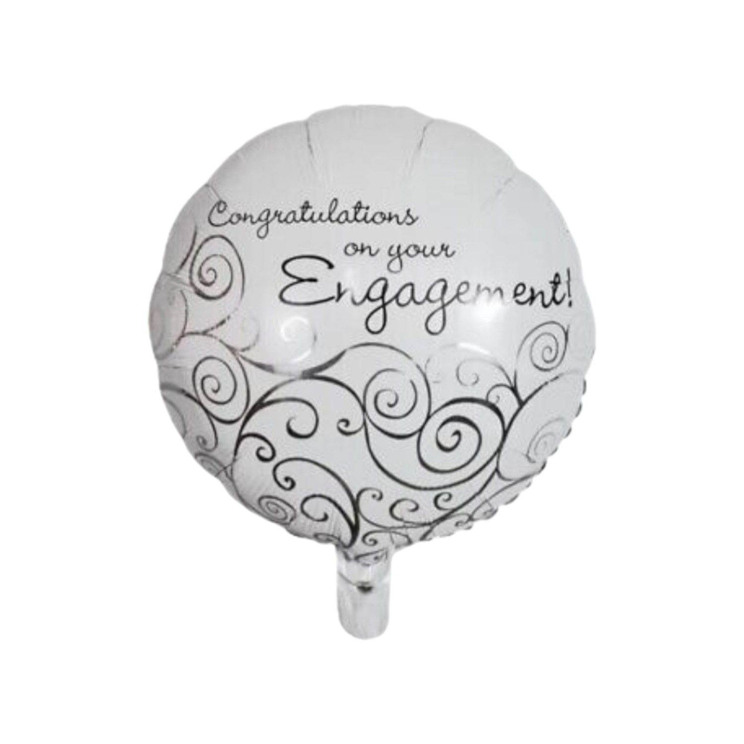 GLOBO METAL EMPACADO 18 NUESTRA BODA #3 