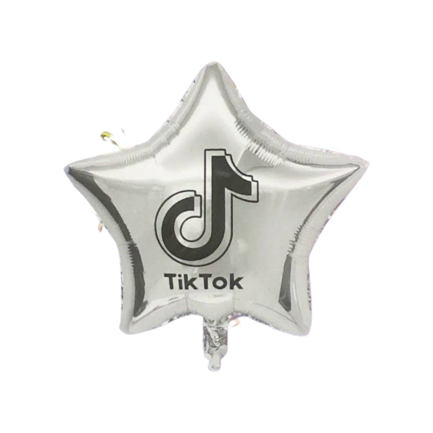 GLOBO METAL 18 ESTRELLA TIK TOK PLATEADO