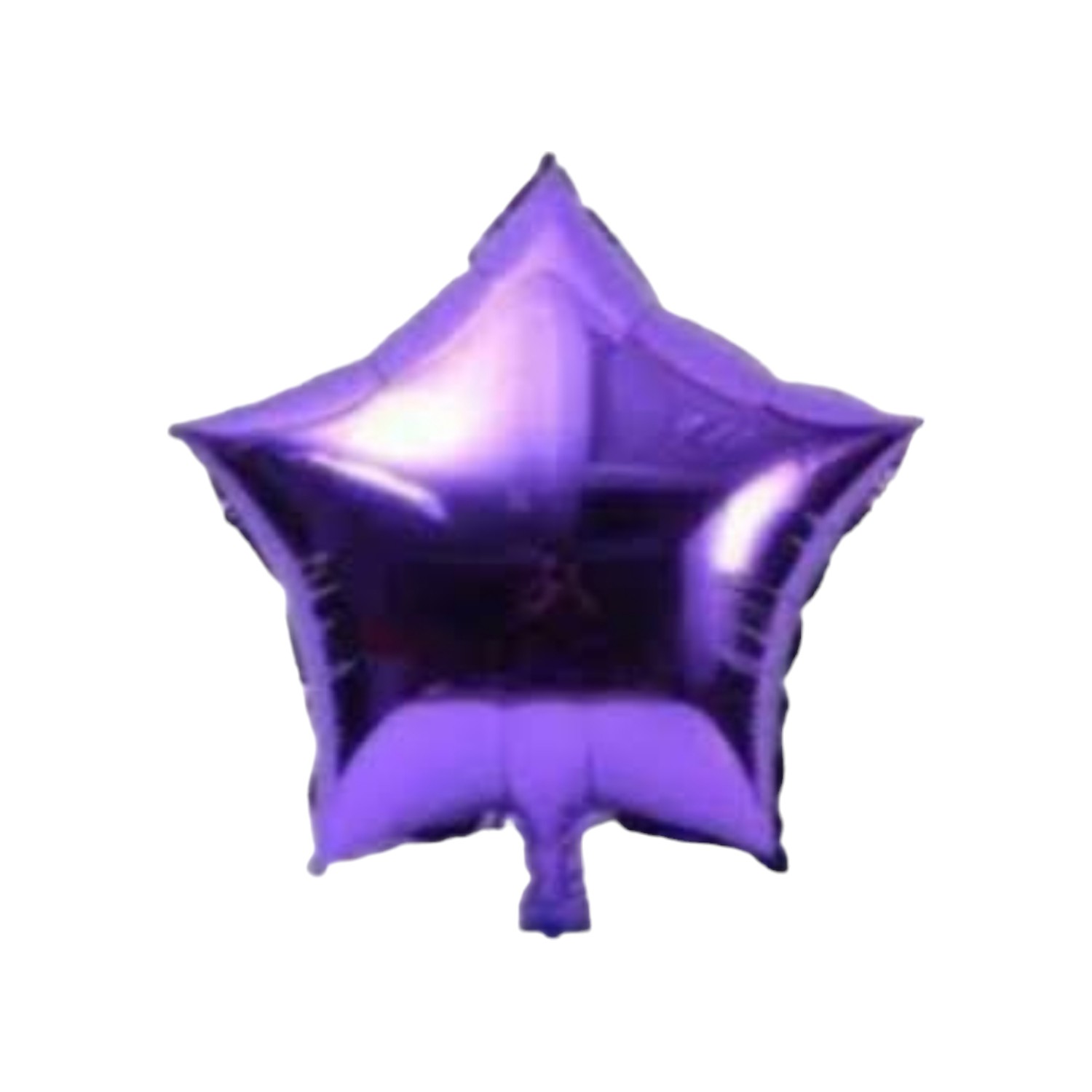 GLOBO METAL ESTRELLA 6   MORADO