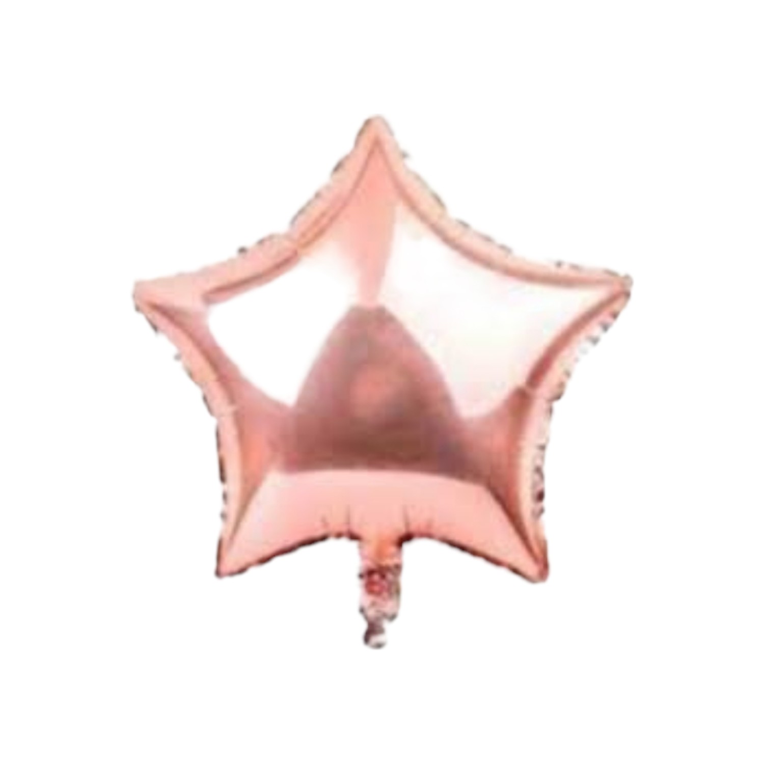 GLOBO METAL ESTRELLA 6    ORO ROSA