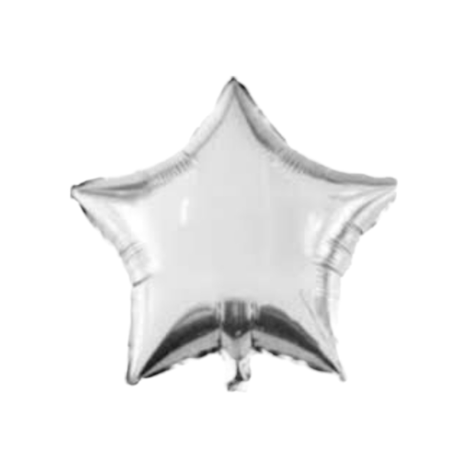 GLOBO METAL ESTRELLA 6    PLATEADO