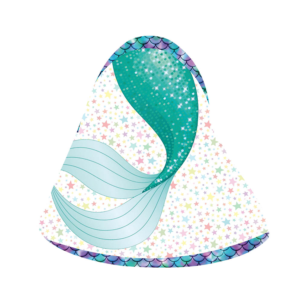 GORRO TEMATICO X 12 COLA DE SIRENA 