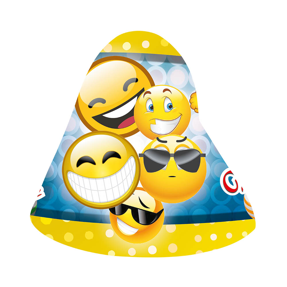 GORRO TEMATICO X 12 EMOTICONES 