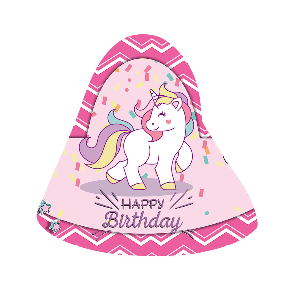 GORRO INFANTIL X 12 UNICORNIO 