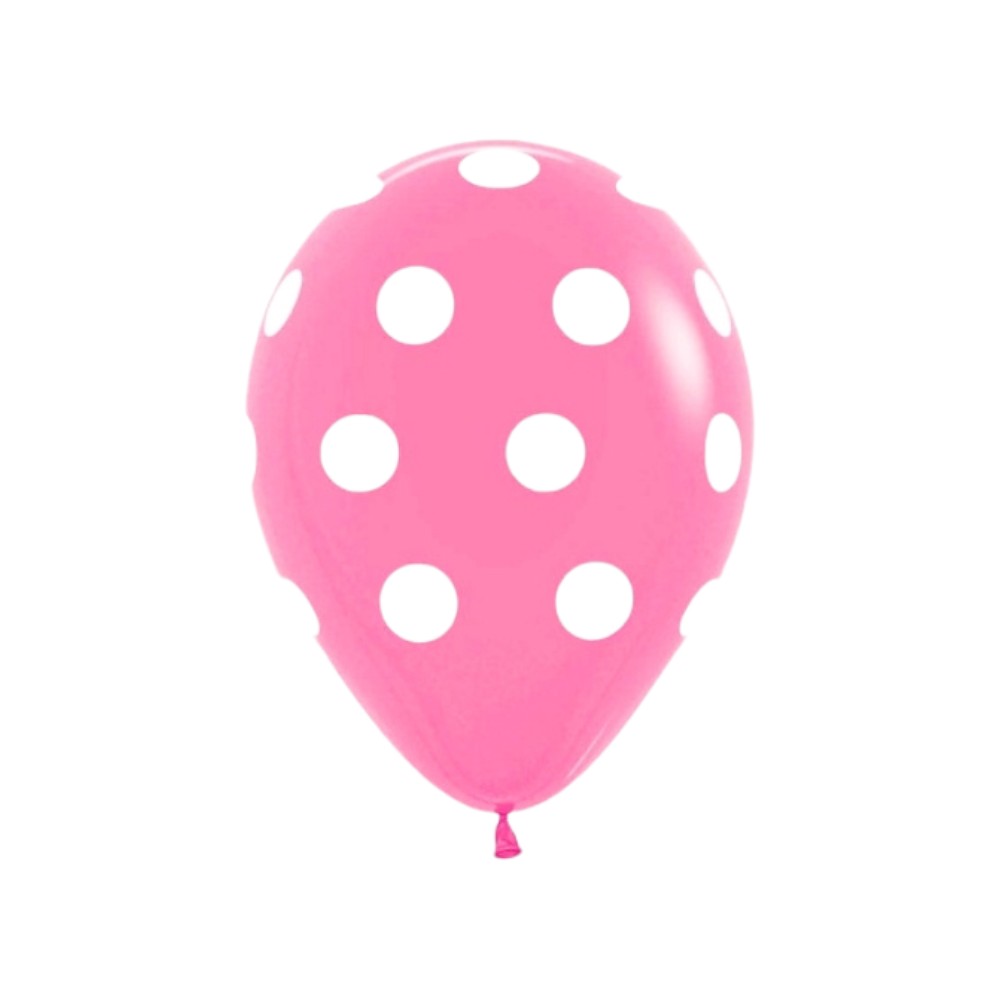 GLOBO SURTI R12X100 POLKA  FUCSIA