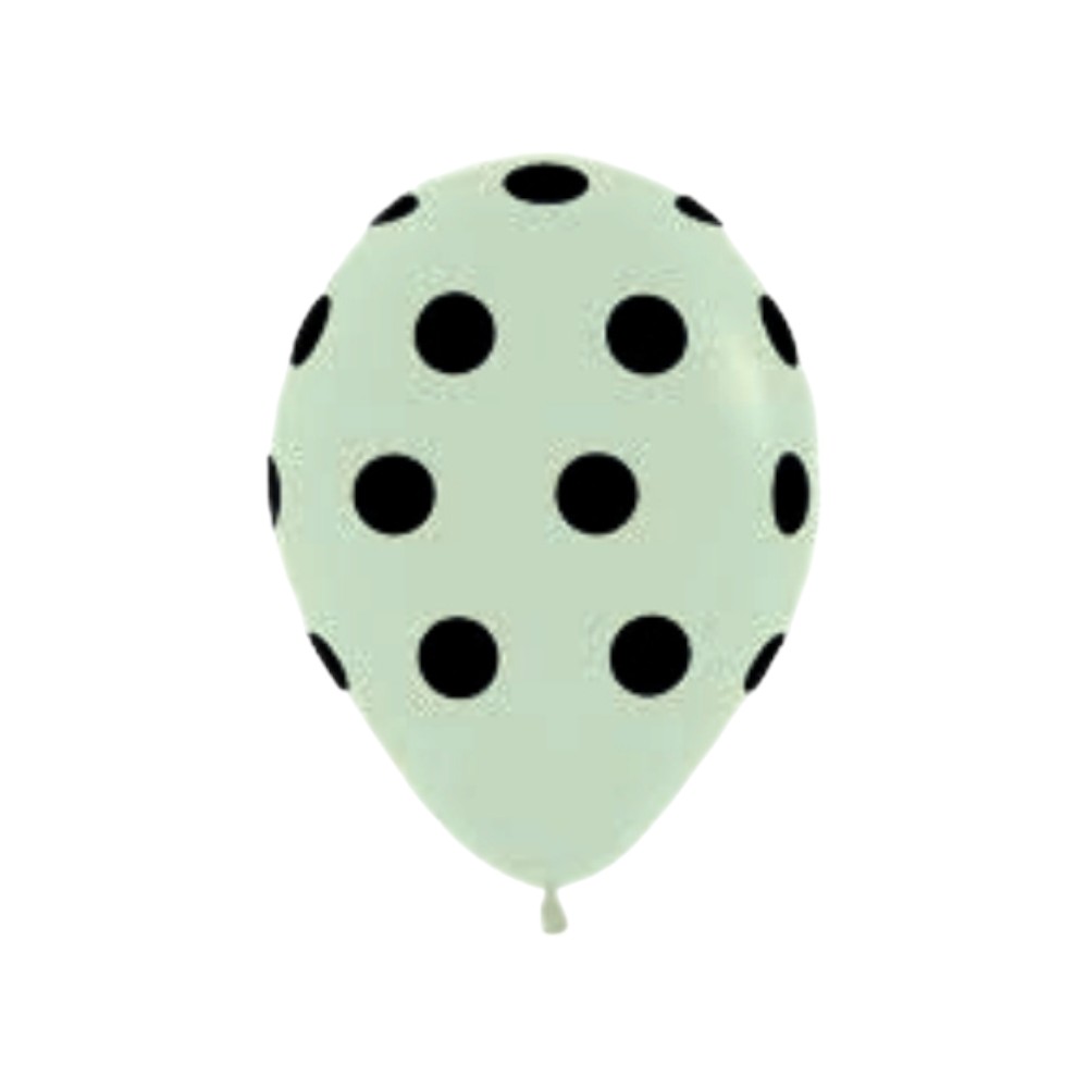 GLOBO SURTI R12X50 POLKA  BLANCO