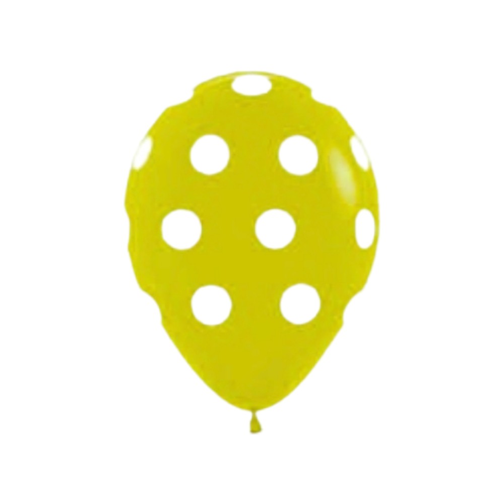 GLOBO SURTI R12X50 POLKA  AMARILLO