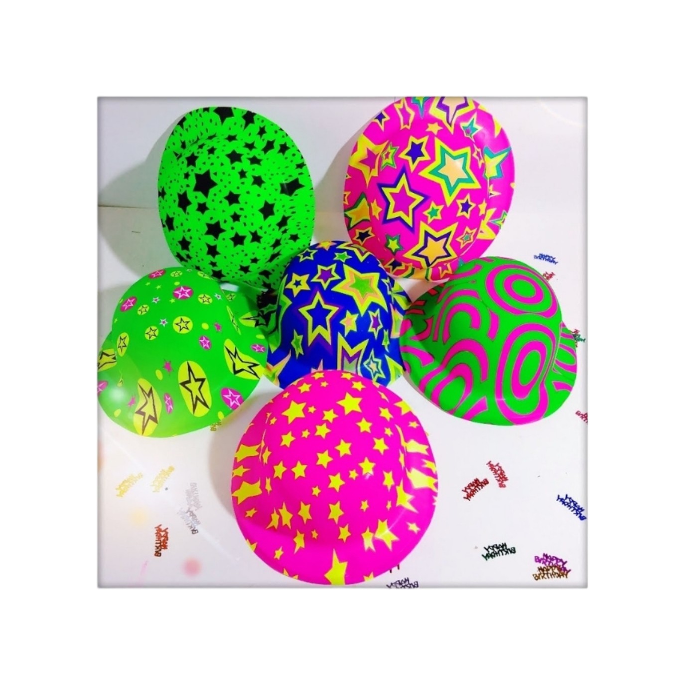 SOMBRERO NEON ESTAMPADO  