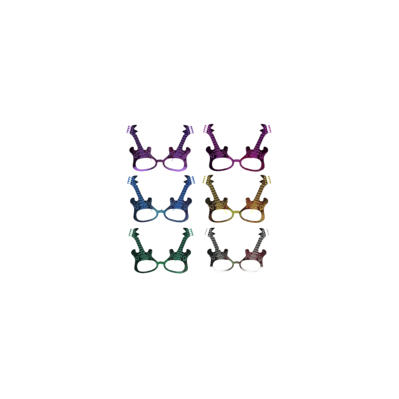 GAFA METALIZADA X12 GUITARRA 