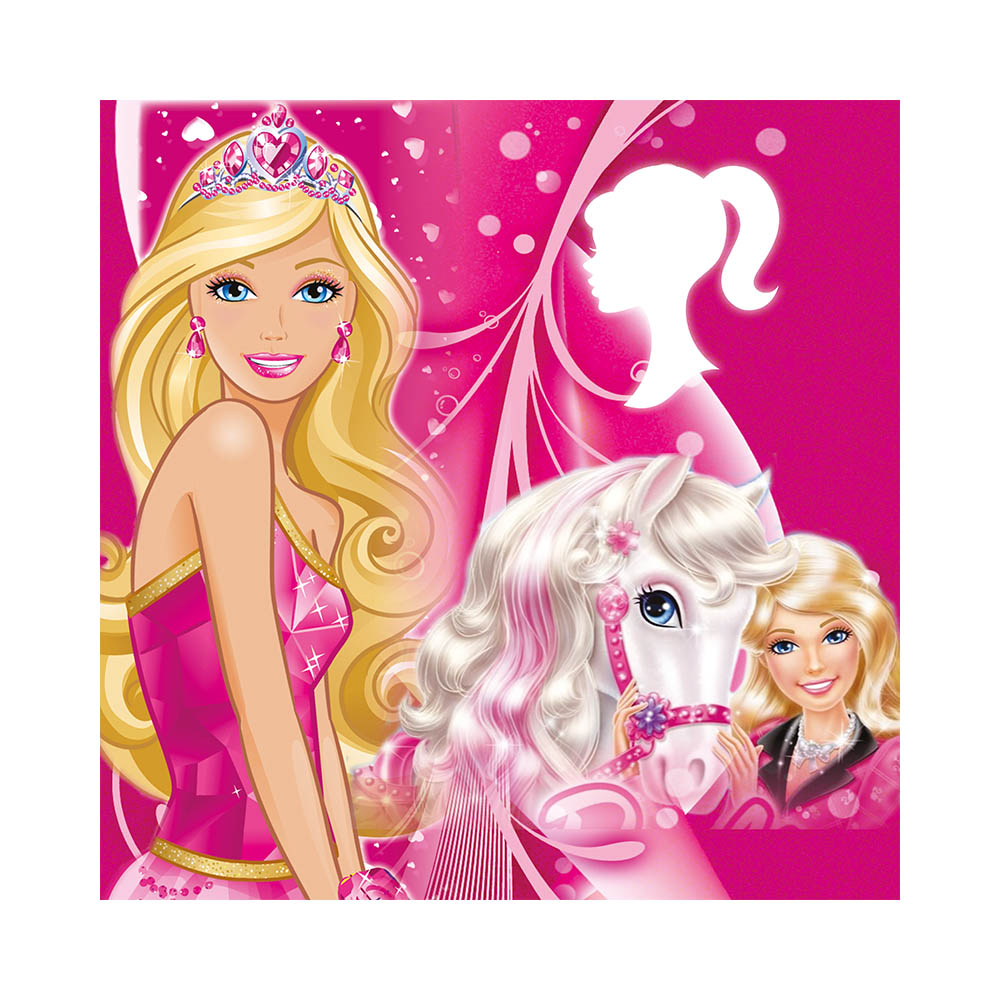 MANTEL INFANTIL BARBIE 