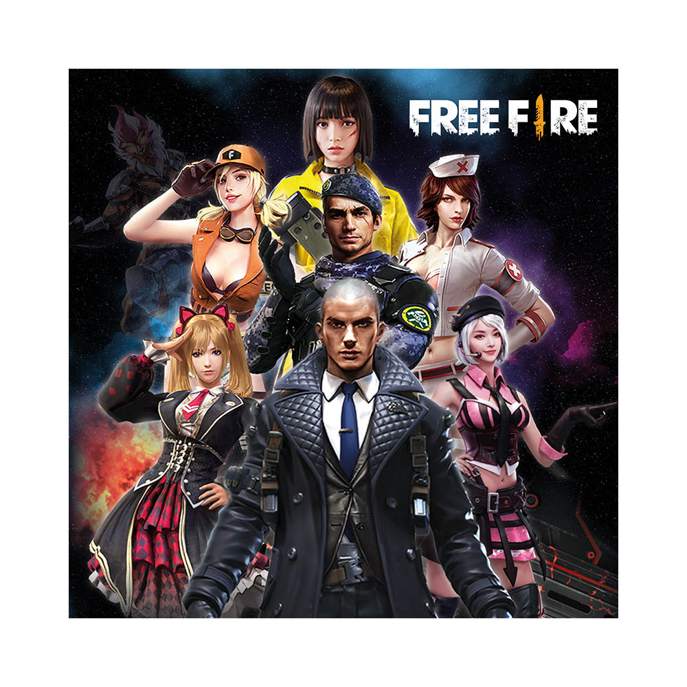 MANTEL INFANTIL FREE FIRE 