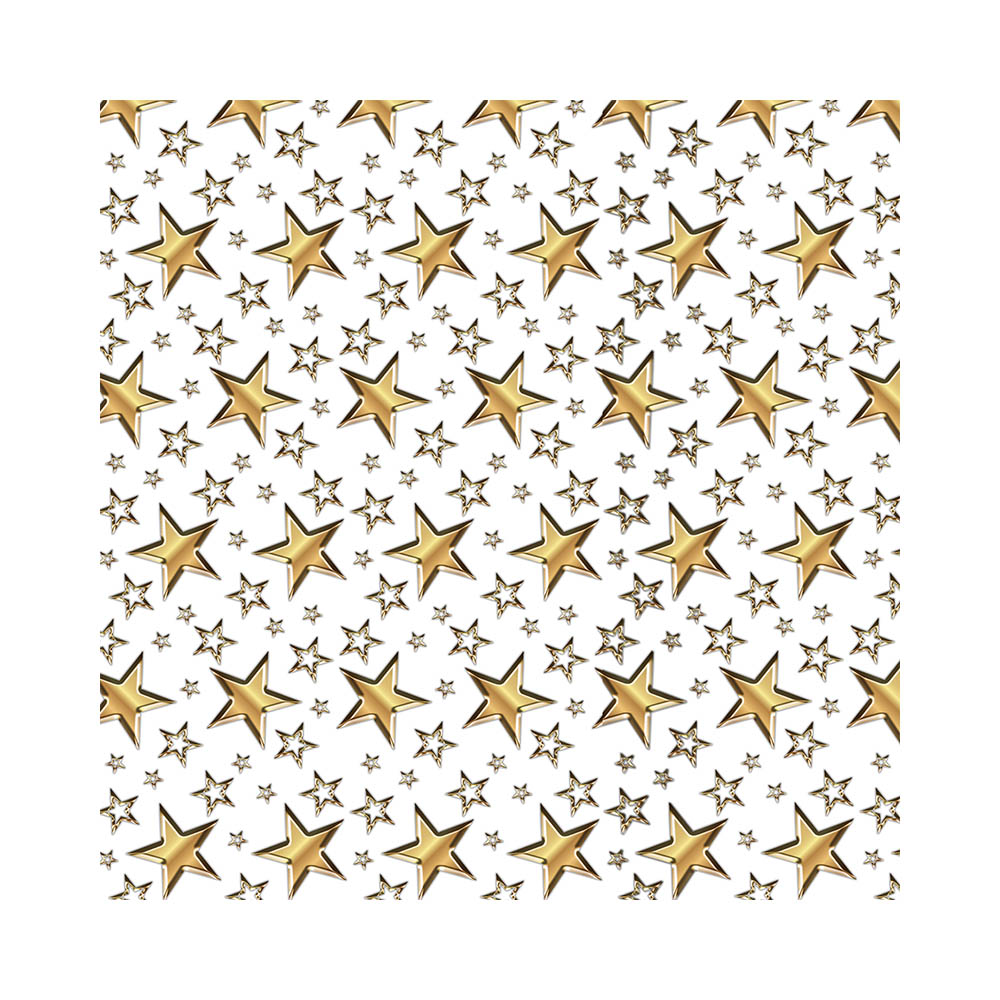 MANTEL TEMATICO F/B ESTRELLA DORADO