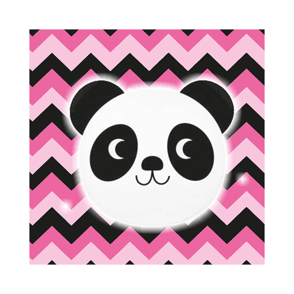 MANTEL INFANTIL PANDA ROSADA 