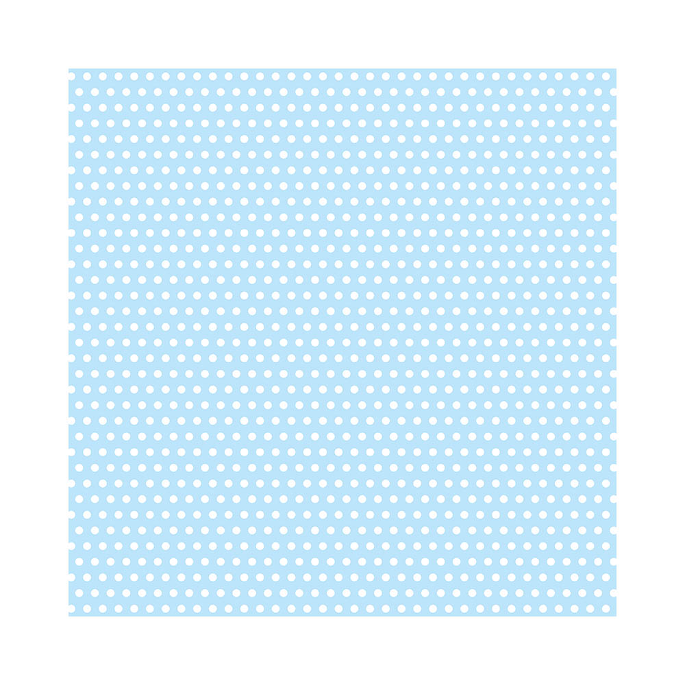 MANTEL TEMATICO POLKA AZUL CLARO