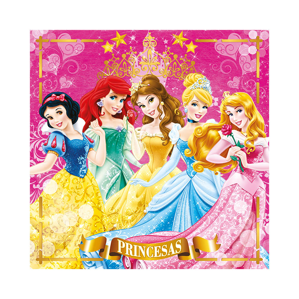 MANTEL INFANTIL PRINCESAS 