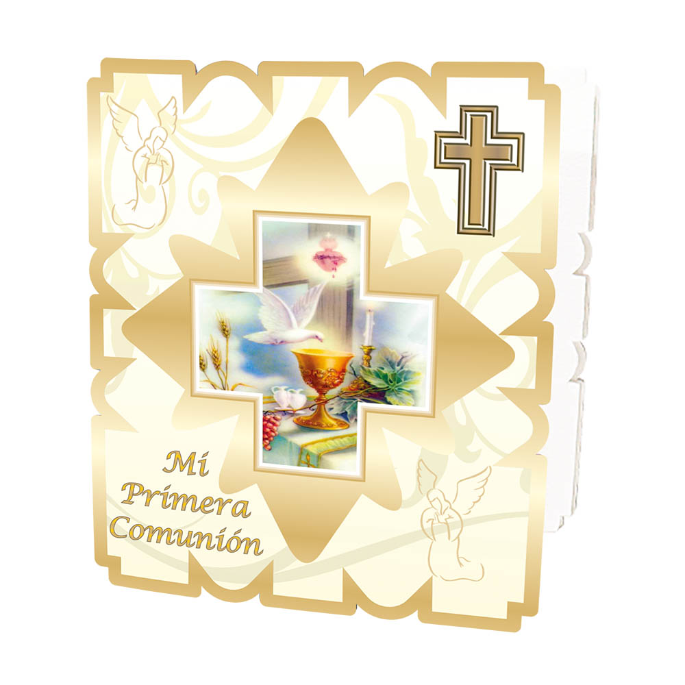 PINATA ICOPOR TEMATICA P/COMUNION DORADO