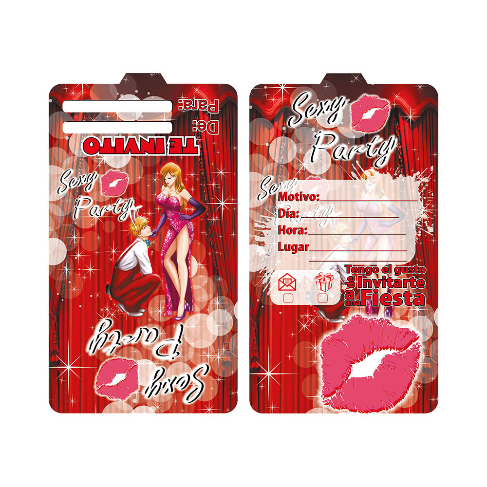 TARJETA TEMATICO X 12 ADULTO 