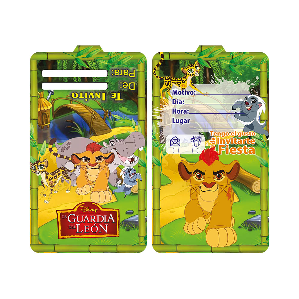 TARJETA INFANTIL X 12 GUARDIA/LEON 