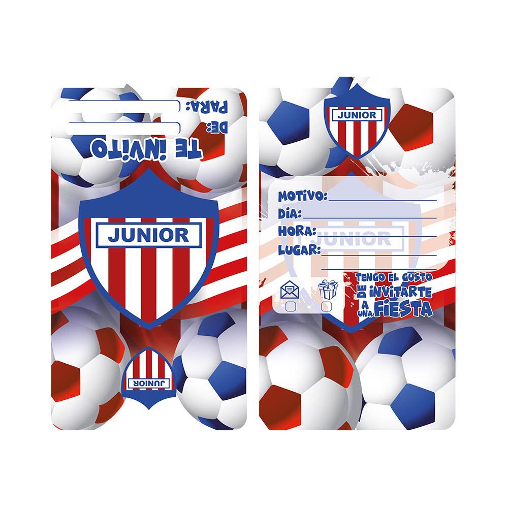 TARJETA TEMATICO X 12 JUNIOR 