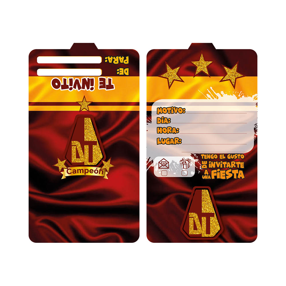 TARJETA TEMATICO X 12 TOLIMA 