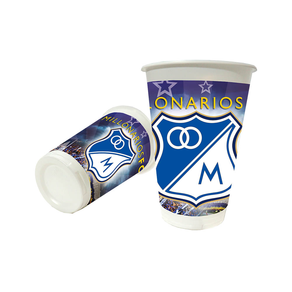 VASO TEMATICO X 12 MILLONARIOS 