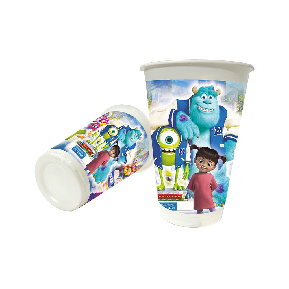 VASO INFANTIL X 12 MONSTER INC. 