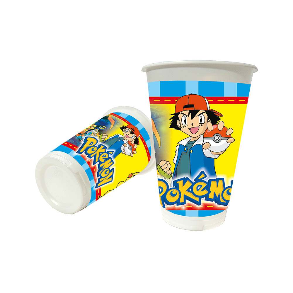 VASO INFANTIL X 12 POKEMON 