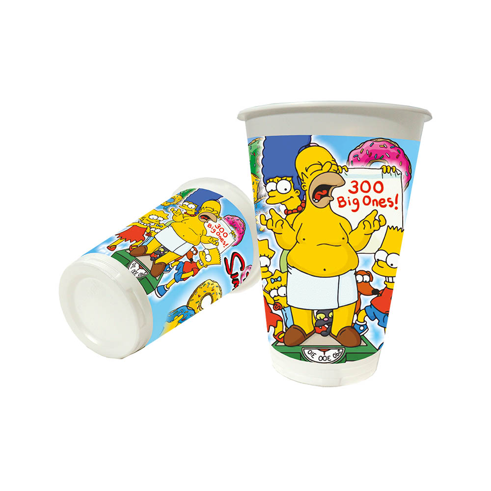 VASO INFANTIL X 12 SIMPSONS 