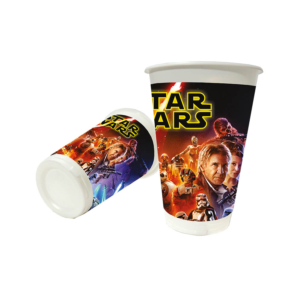 VASO INFANTIL X 12 STAR WARS 